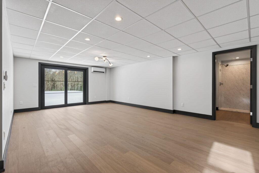 Finished Basement at the Meadow House in Falmouth, Maine