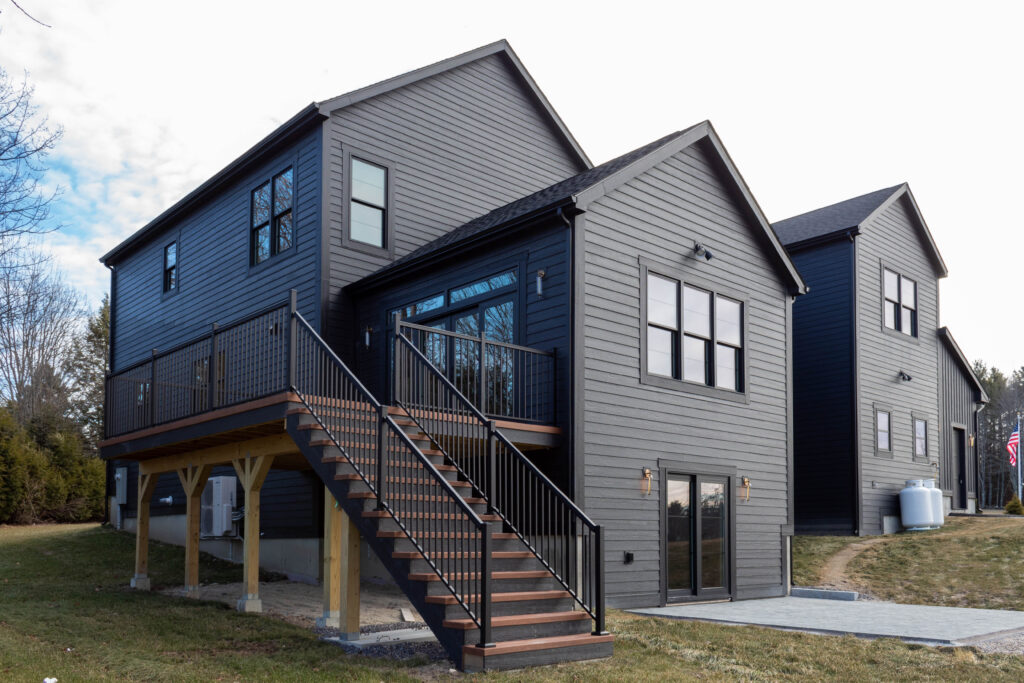 Back Exterior of the Meadow House in Falmouth, ME