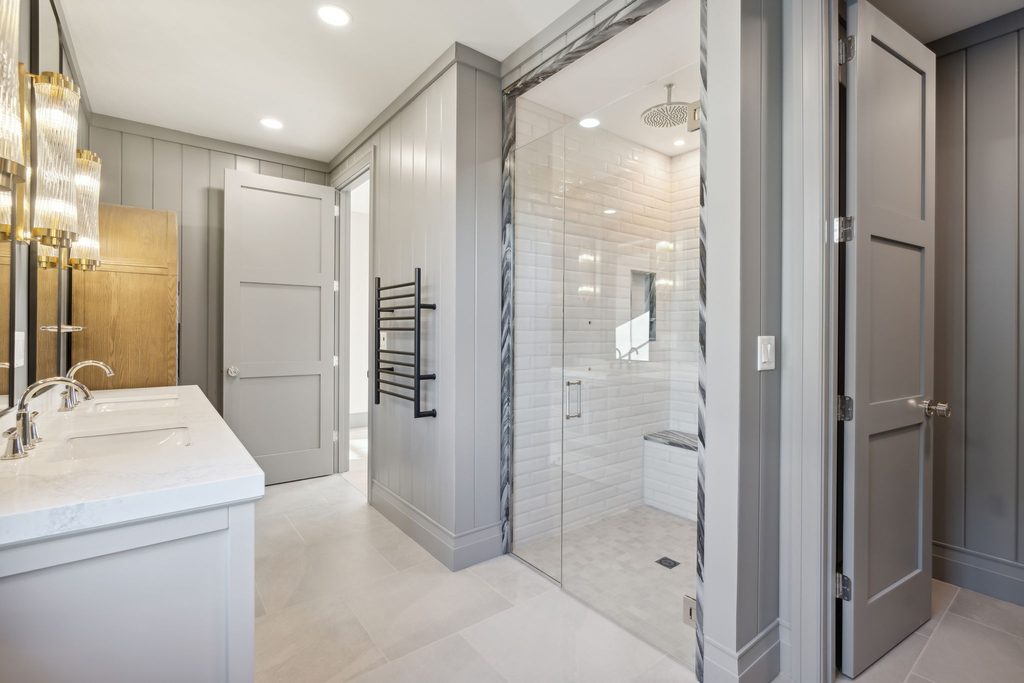 Primary bath view of Ridge House in Falmouth, Maine