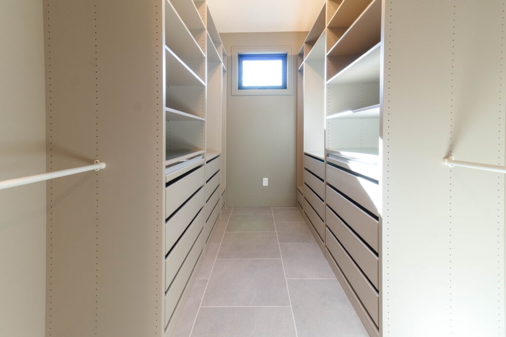 Primary Closet of the Meadow House in Falmouth, ME